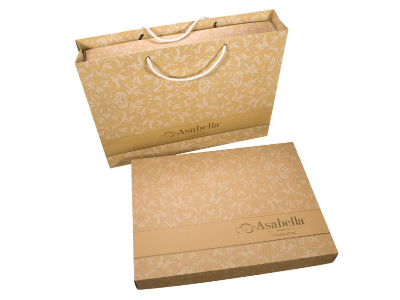 картинка комплект постельного белья asabella 1341/180 на резинке, размер евро от магазина asabella в Москве